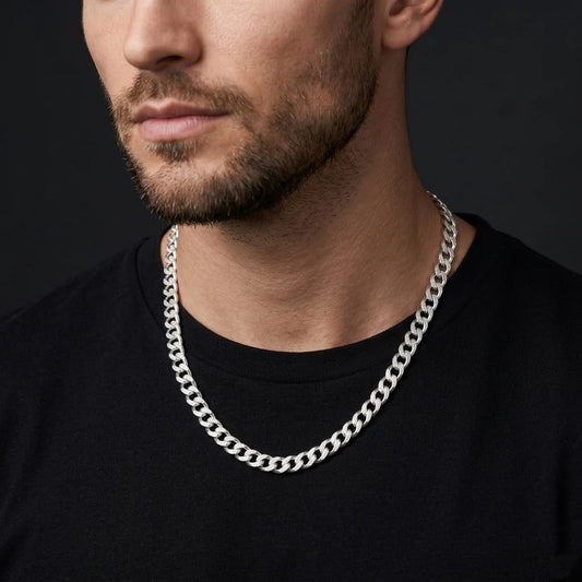 Sterling Silver Link Chain For Boys