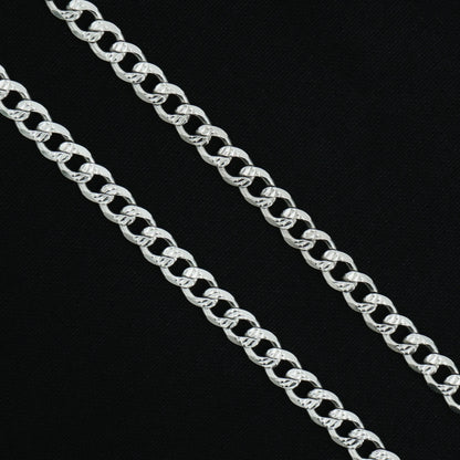 Sterling Silver Link Chain For Boys
