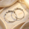 Sterling Silver Simple Lining Kada for Girls