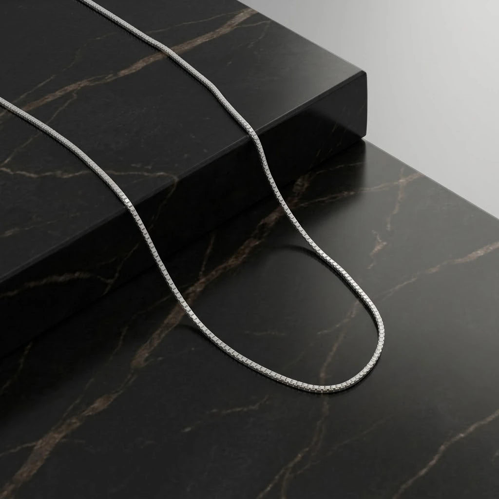 Sterling Silver Simple Looking Chain for Boys