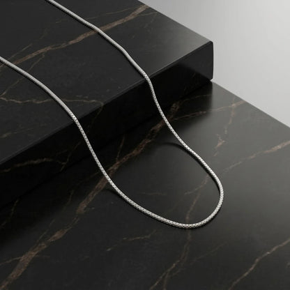 Sterling Silver Simple Looking Chain for Boys