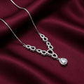 Sterling Silver Teardrop Chain Necklace Set