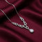Sterling Silver Teardrop Chain Necklace Set