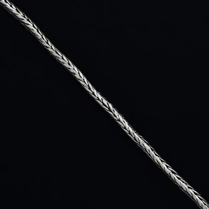 Stylish Silver Chain Bracelet For Boys