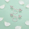 Stylish Silver Twist Hoop Earrings