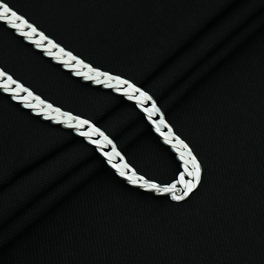 Stylish Sterling Silver Curb Chain For Boys
