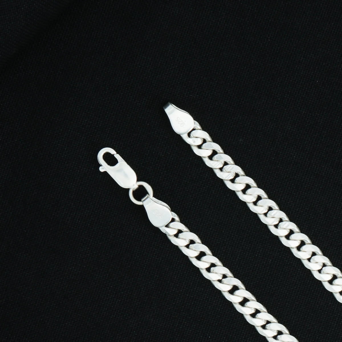 Stylish Sterling Silver Curb Chain For Boys
