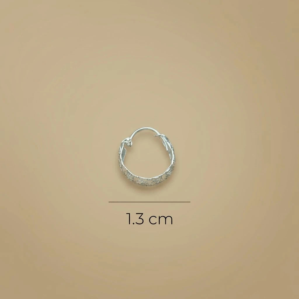 Traditional Engraved Silver Bali for Men Classic