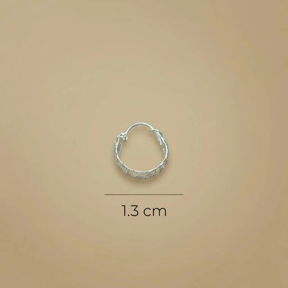 Traditional Engraved Silver Bali for Men Classic