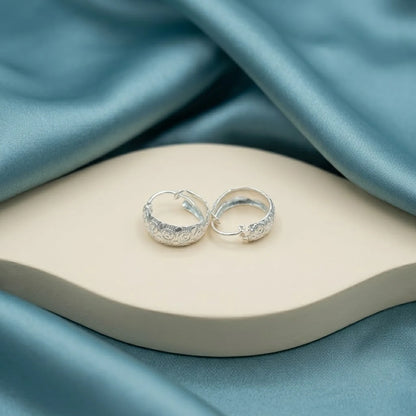 Traditional Engraved Silver Bali for Men Classic