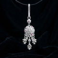 Traditional Silver Floral Chabi Chhalla