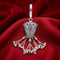 Traditional Silver Peacock Motif Chabi Chhalla  Designer Silver Key Holder Pendant