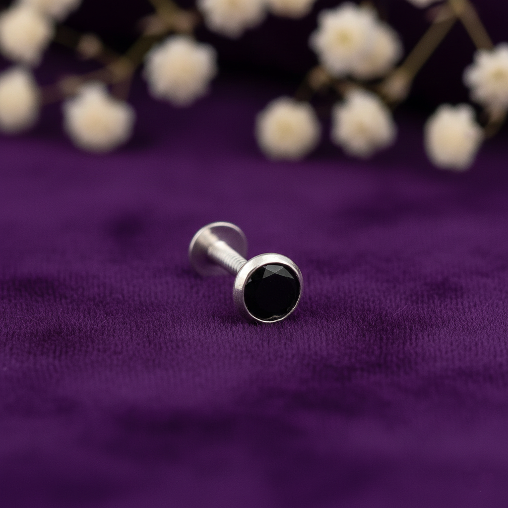 Trendy Silver Stud Nose Pins