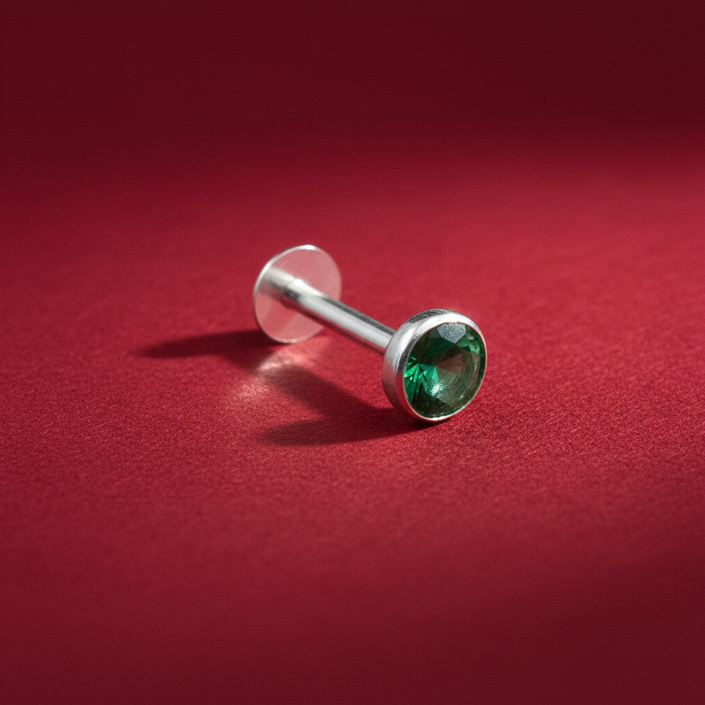 Trendy Silver Stud Nose Pins