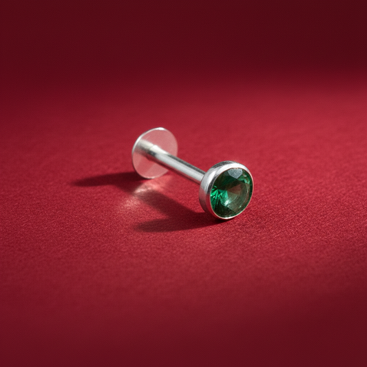 Trendy Silver Stud Nose Pins