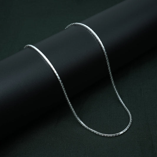 Trendy Silver Chain for Boys Minimal Look
