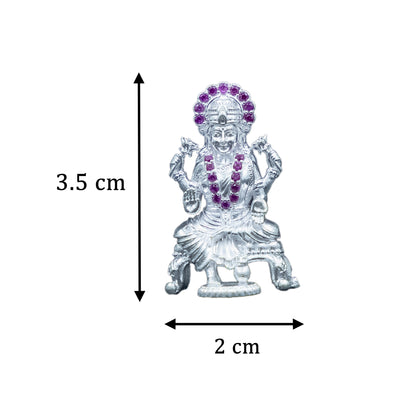 Expensive Handmade Silver Lakshmi Idol for Diwali Pooja