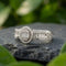 Vintage Oval Halo Baguette Diamond Style Statement Cocktail Ring for Women