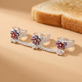 Women Silver Triple Chain Wedding Toe Rings