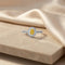 Yellow Sapphire Oval Shape Silver Ring