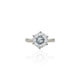 Silver Zircon Studded Grace Ring