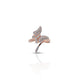 Sterling Silver Classy Gleaming Butterfly Ring for Girls