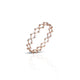 Elegant Sterling Silver Gold Plated Ring Cum Kada