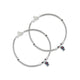 Silver Positivity Anklet (pair)