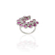 Silver Delight Love In Pink Girls Ring