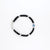 Sterling Silver Blue Evil Eye with Black Beads Bracelet for Girls