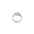 Silver Center Blue Evil Eye with Eye Design Ring for Girls