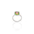 925 Silver Watermelon Tourmaline Ring for Her