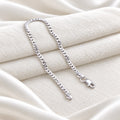 Sterling Silver Chain Mens Bracelet