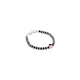 Silver Pink Evil Eye with Black and Silver Beads (Baby) Bracelet