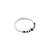 Silver Cute Black Evil Eye Baby Kada