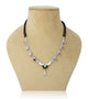 Silver Purple and Green Gem Stone with Wings Design MangalSutra For Girls