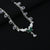 Silver Purple and Green Gem Stone with Wings Design MangalSutra For Girls