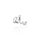 Silver Shiny Love Sign Pendent