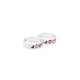 Silver Glamorous Colorful Floral Toe Rings