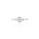 Silver Classical Solitaire Loop Ring