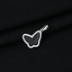 Silver Butterfly Logo Pendent
