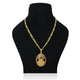 Silver Gold Plated Khatu Shyam Ji Pendant with Chain