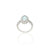 Elegant moonstone silver ring symbolizing harmony and beauty