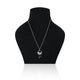 Silver Floral Design Girls Chain Pendent
