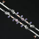Silver Adorable Colorful Multiple Designs Anklet