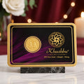 50mg Pure Gold Foil Coin 999 Fine Gold khushbu jewellers