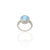 Silver Gorgeous Drop Shape Girls Ring