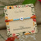 Silver Center Light Blue Flower with Silver and Light Blue Beads Rakhi for Boys