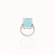 Silver Stunning "Sea View' Girls Ring