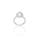 Sterling Silver Drop Stone Ring for Girls